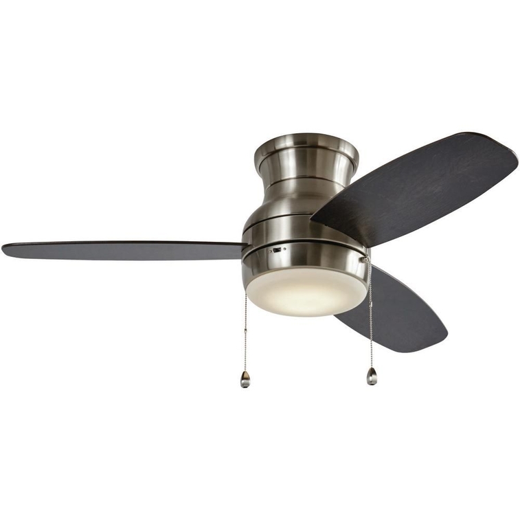 Ashby Park 44 in  White Color Changing Integrated LED Brushed Nickel Ceiling Fan with Light Kit-1