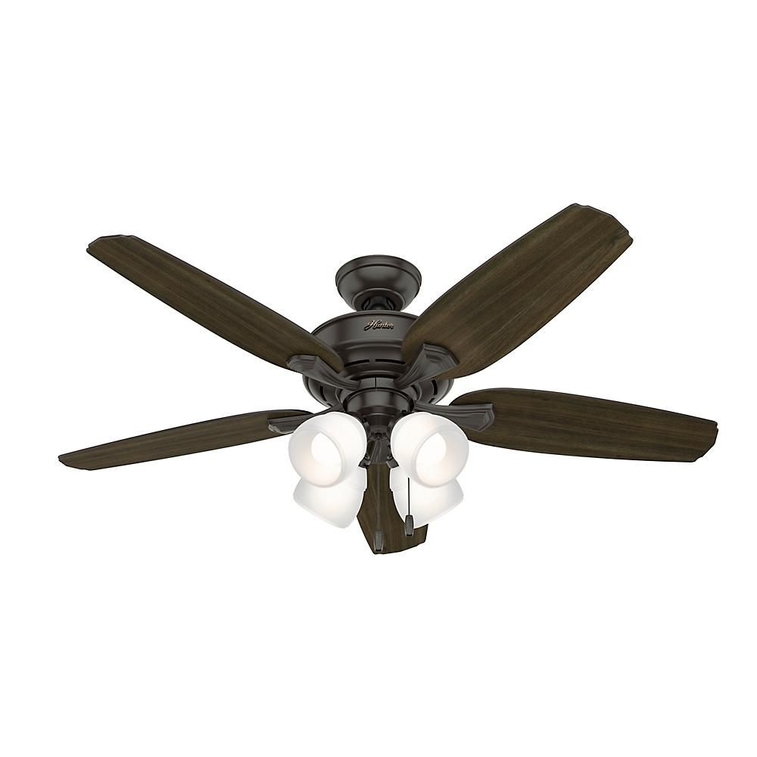 Channing II 52 in LED Indoor Noble Bronze Ceiling Fan with Light Kit