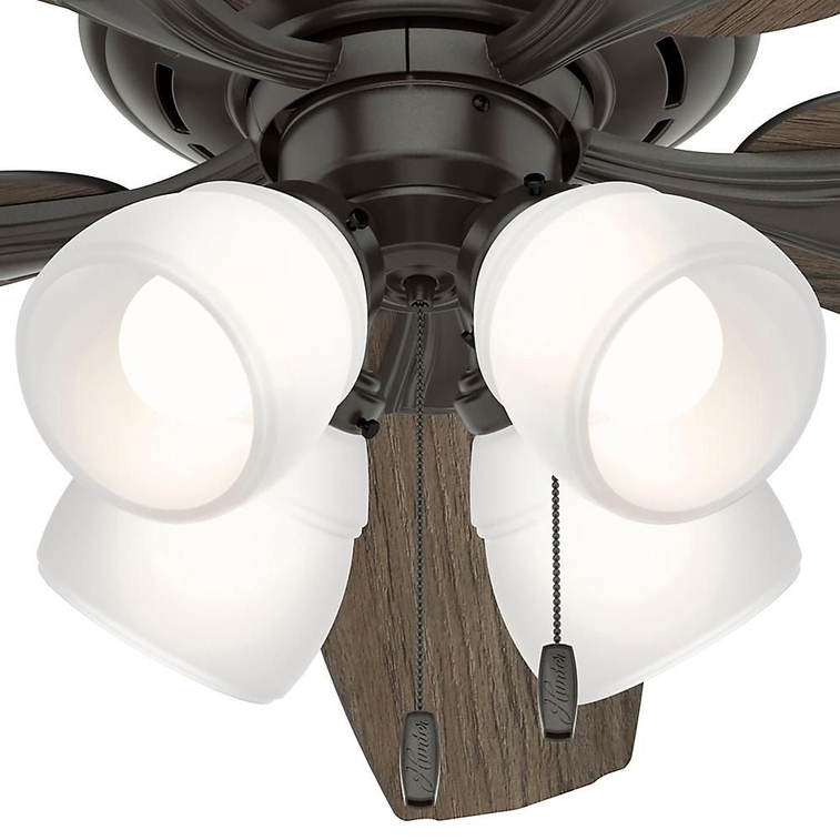 Channing II 52 in LED Indoor Noble Bronze Ceiling Fan with Light Kit-1