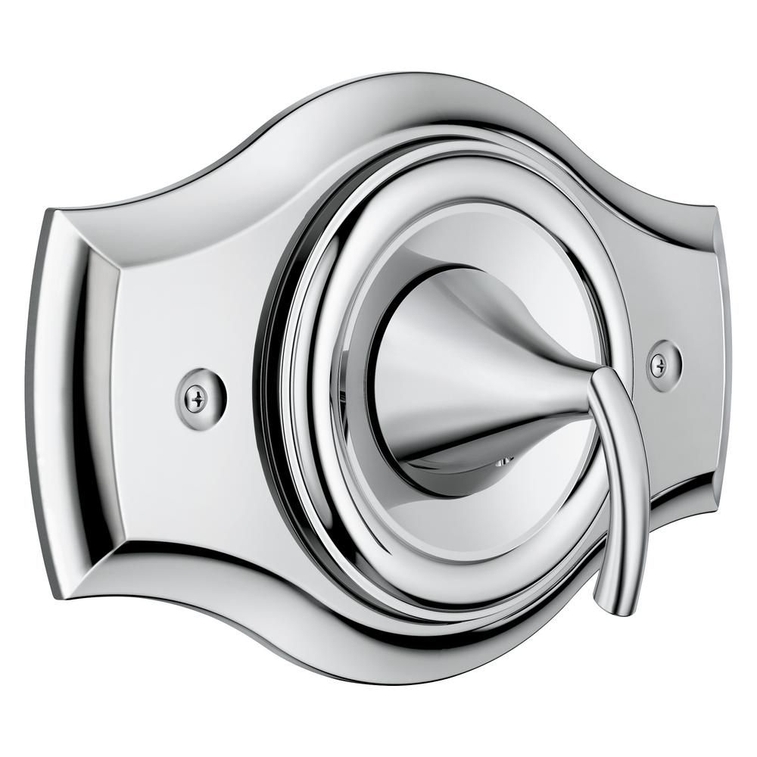MOEN 55 in Dia Metal Remodeling Cover Plate for 2 and 3-Handle Tub and Showers in Chrome-1