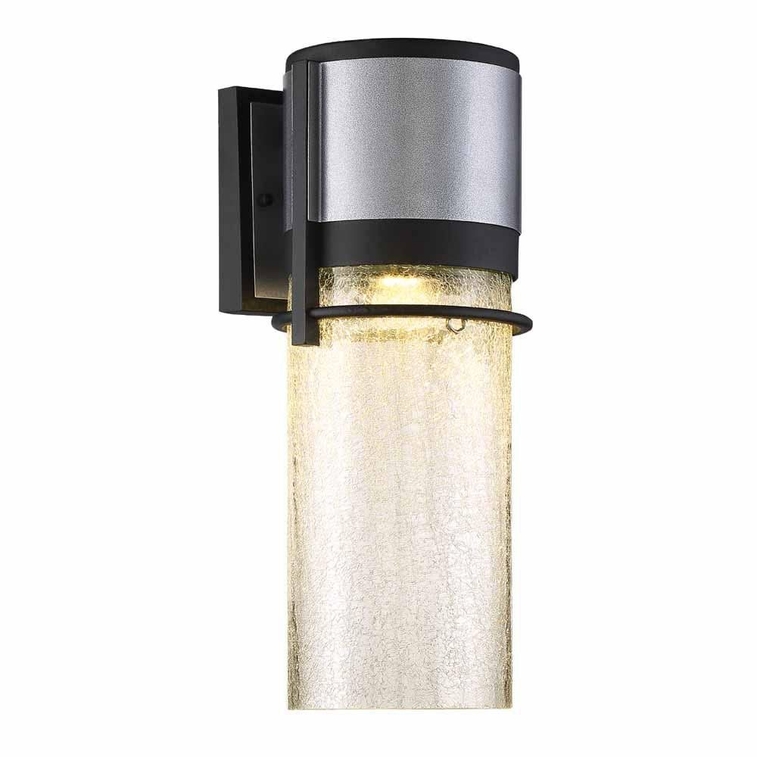 Medium 115 in Majestic Black Integrated LED Outdoor Wall Mount Lantern