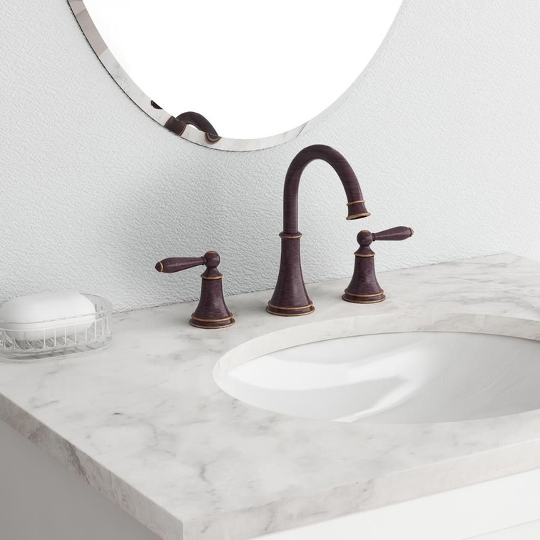 Pfister Courant 8 in Widespread 2-Handle Bathroom Faucet in Tuscan Bronze-1