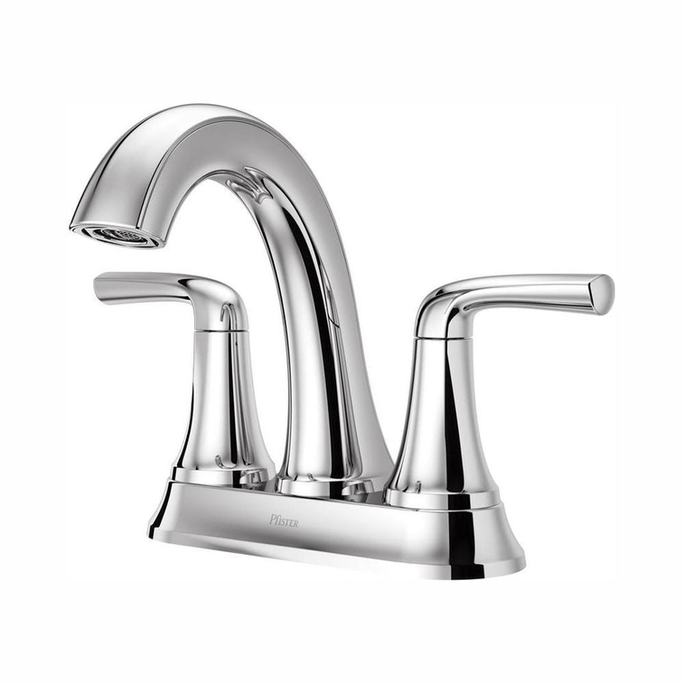 Pfister Ladera 4 in Centerset 2-Handle Bathroom Faucet in Polished Chrome